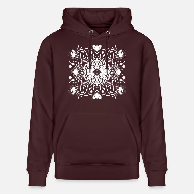 Modèle folklorique - Sweat à capuche bio CRUISER Stanley/Stella Unisexe - maroon