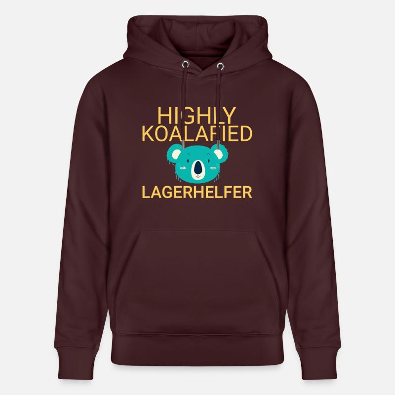 Assistante d’entrepôt Koalafied - Sweat à capuche bio CRUISER Stanley/Stella Unisexe - maroon