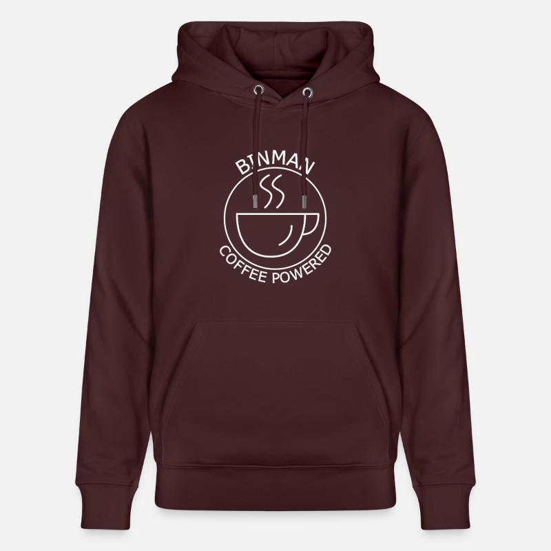 Binman Café Alimenté - Sweat à capuche bio CRUISER Stanley/Stella Unisexe - maroon