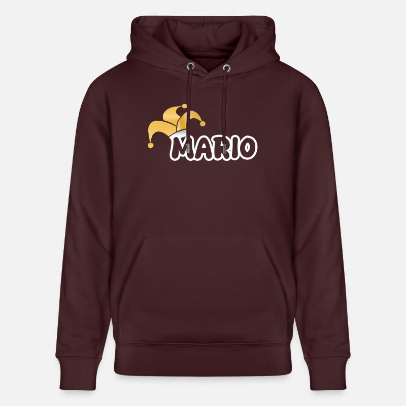 Mario de carnaval - Sweat à capuche bio CRUISER Stanley/Stella Unisexe - maroon
