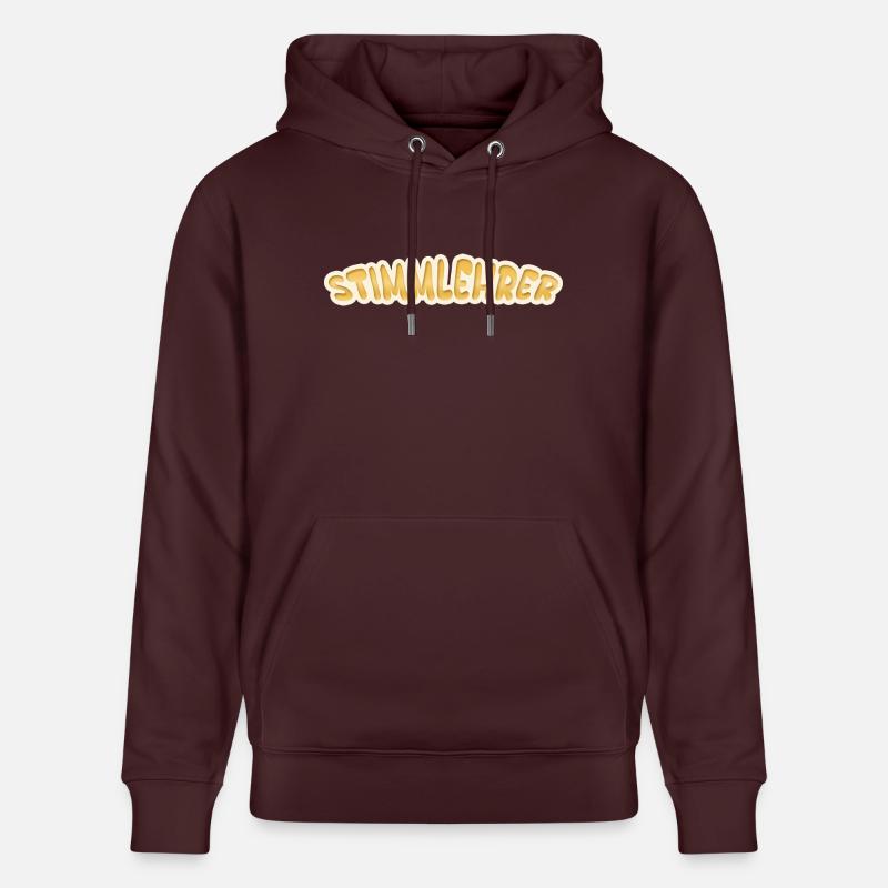 Emploi Professeur de voix - Sweat à capuche bio CRUISER Stanley/Stella Unisexe - maroon