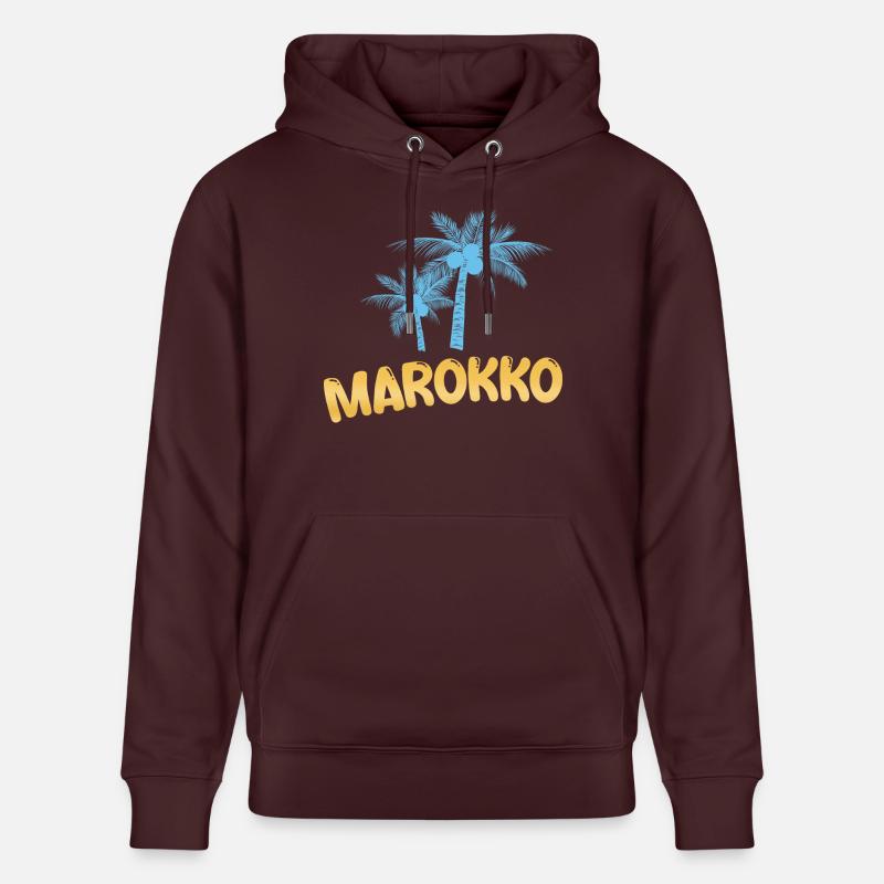 Maroc comme Maroc - Sweat à capuche bio CRUISER Stanley/Stella Unisexe - maroon