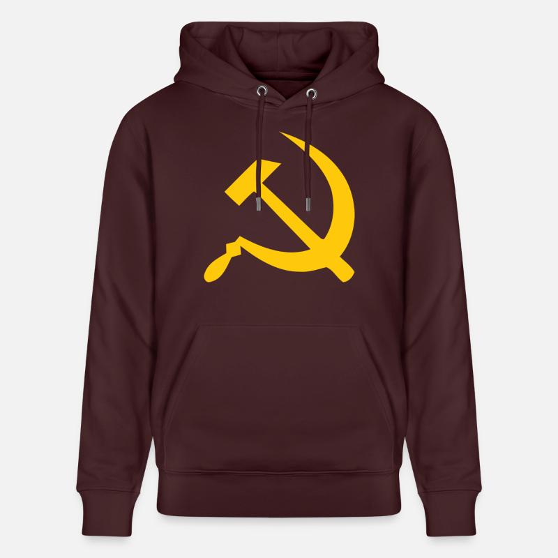 Communisme - Sweat à capuche bio CRUISER Stanley/Stella Unisexe - maroon