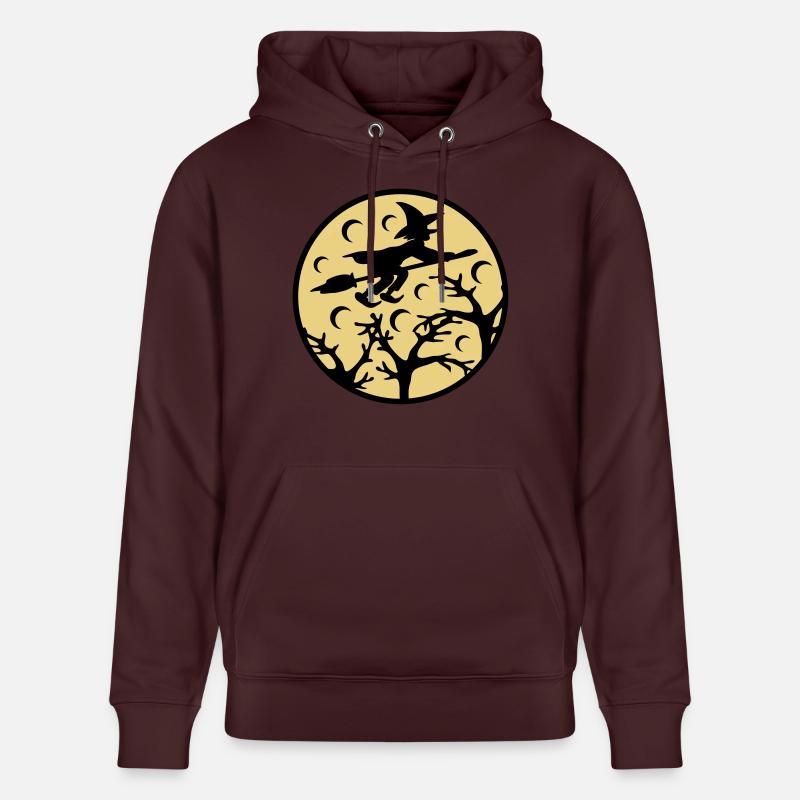 Witch Moon - Sweat à capuche bio CRUISER Stanley/Stella Unisexe - maroon