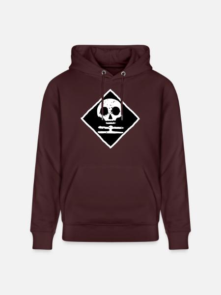 White Death Finland - Stanley/Stella CRUISER Unisex Organic Hoodie - maroon
