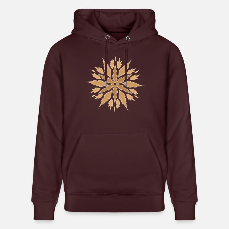 Soleil du moyen orient - Sweat à capuche bio CRUISER Stanley/Stella Unisexe - maroon