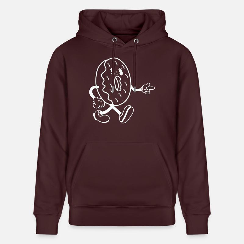 Donut Comic - Stanley/Stella Unisex Bio-Hoodie CRUISER  - Maroon