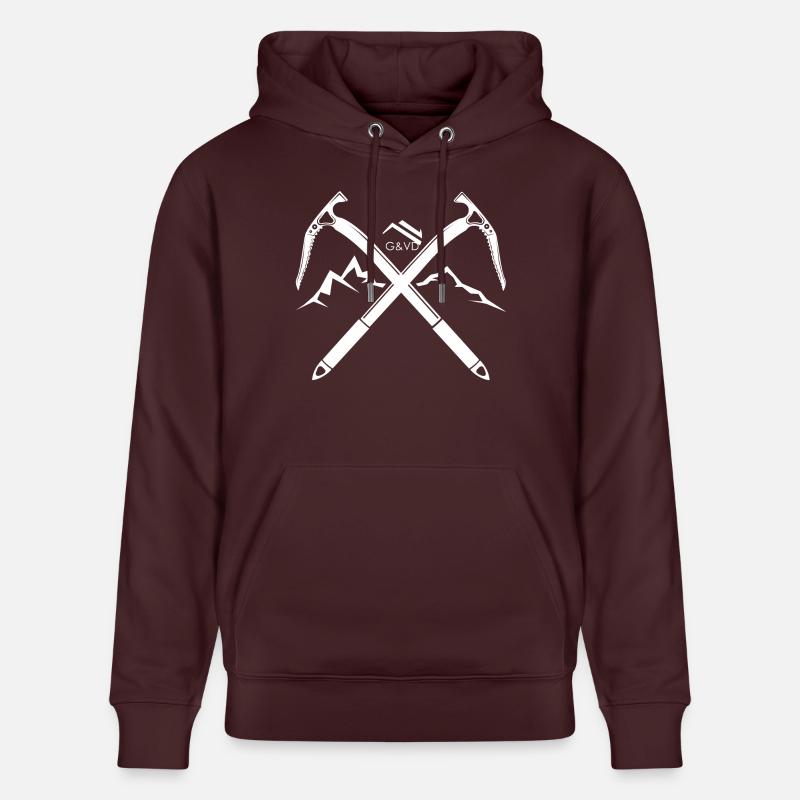 Klettern - Stanley/Stella Unisex Bio-Hoodie CRUISER  - Maroon