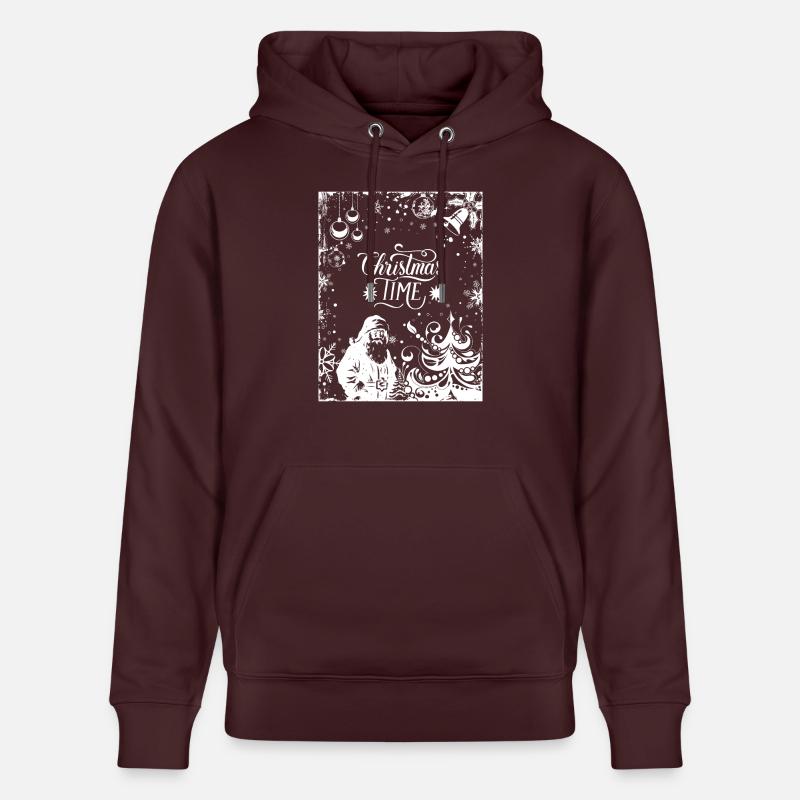 TEMPS DE CHRMS - Sweat à capuche bio CRUISER Stanley/Stella Unisexe - maroon