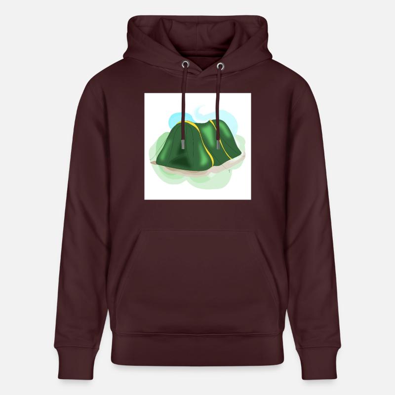 Tente de camping - Sweat à capuche bio CRUISER Stanley/Stella Unisexe - maroon