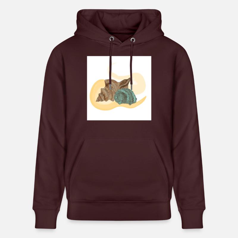 Lambi de mer - Sweat à capuche bio CRUISER Stanley/Stella Unisexe - maroon