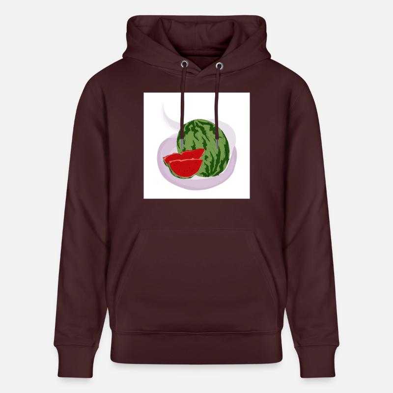 Pastèque rouge - Sweat à capuche bio CRUISER Stanley/Stella Unisexe - maroon