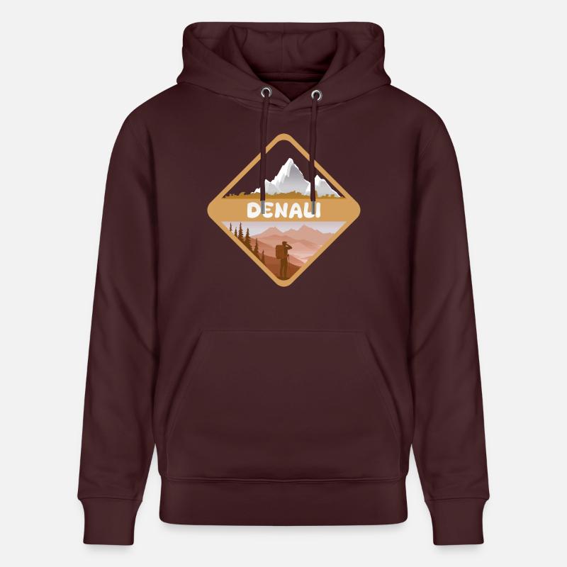 Cadeau pour Denali - Sweat à capuche bio CRUISER Stanley/Stella Unisexe - maroon