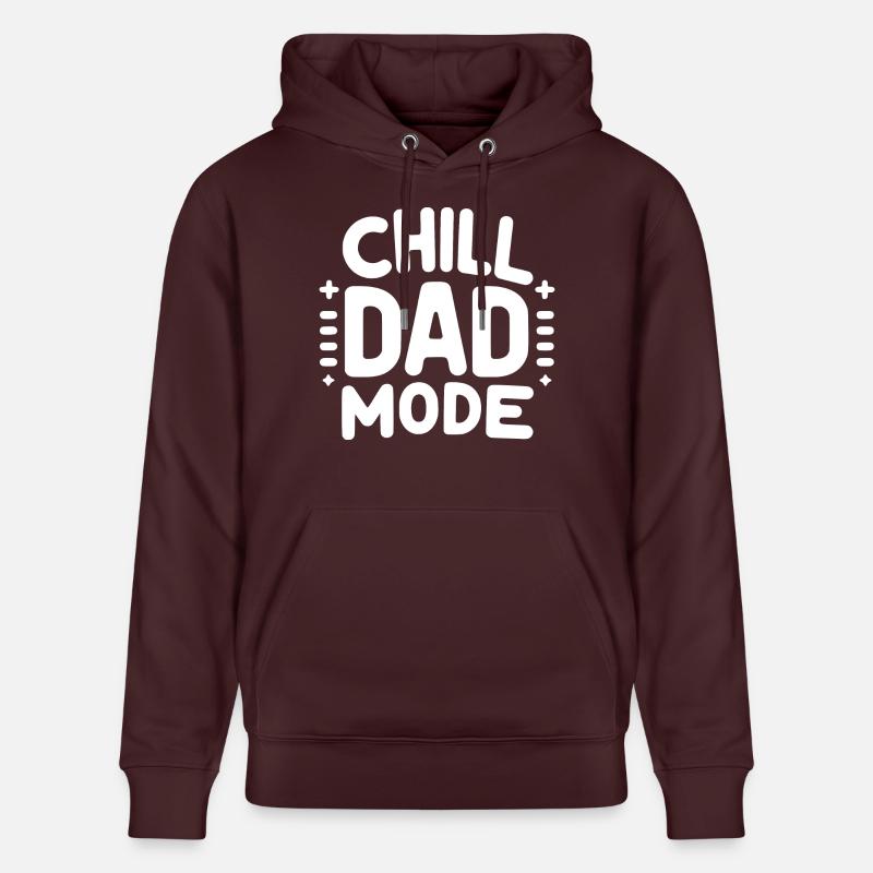 Chill-Dad-Modus - Stanley/Stella Unisex Bio-Hoodie CRUISER  - Maroon