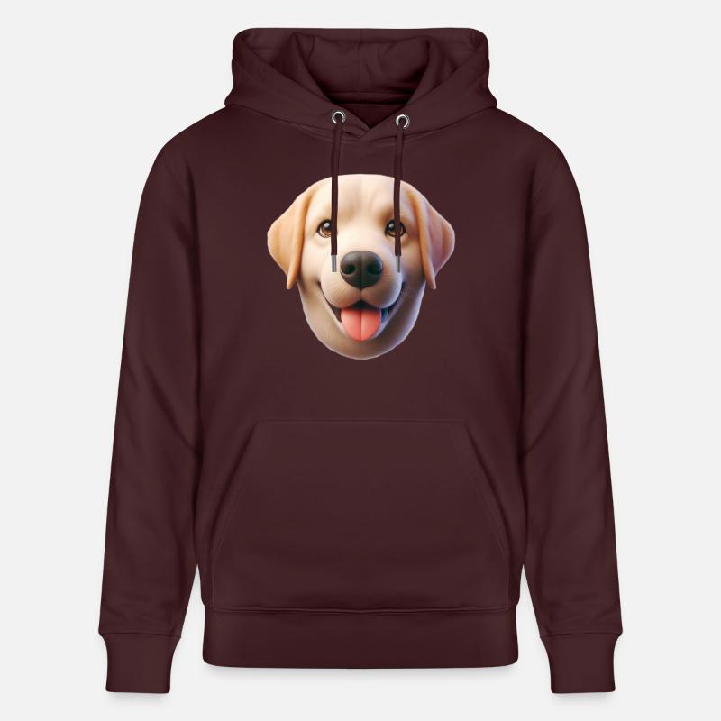 Tête de chien 1 - Sweat à capuche bio CRUISER Stanley/Stella Unisexe - maroon