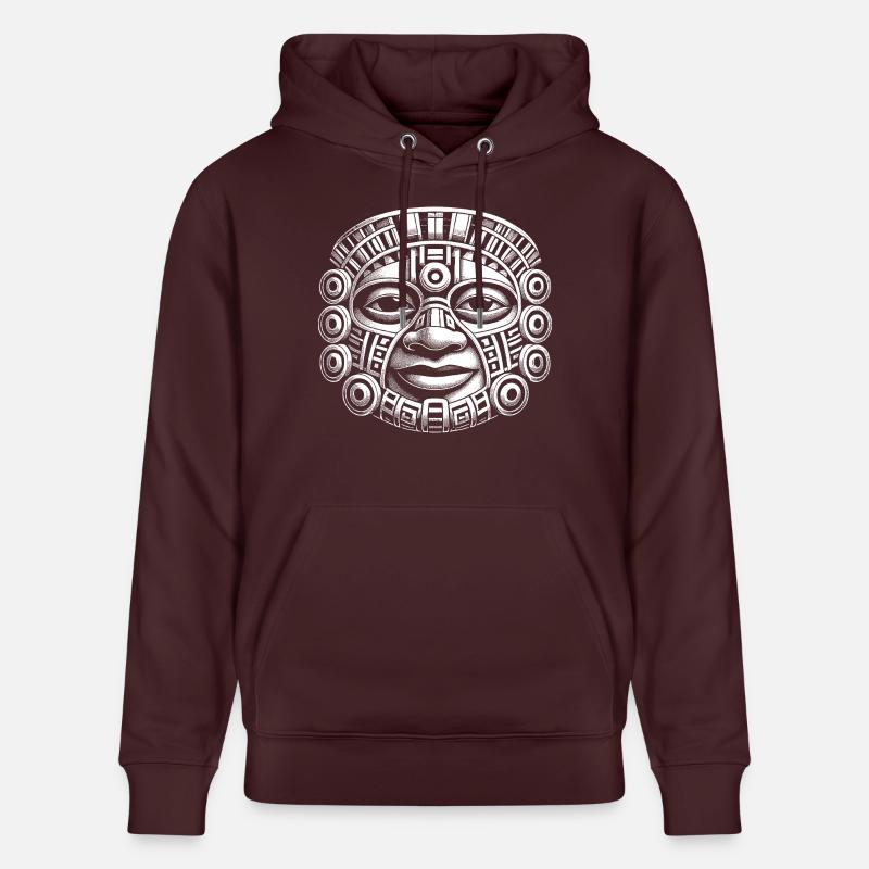 Masque - Sweat à capuche bio CRUISER Stanley/Stella Unisexe - maroon