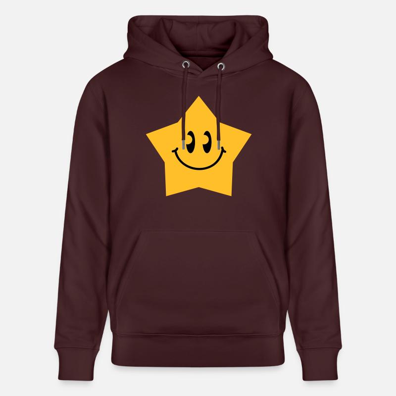 star_smiley_c2 - Sweat à capuche bio CRUISER Stanley/Stella Unisexe - maroon