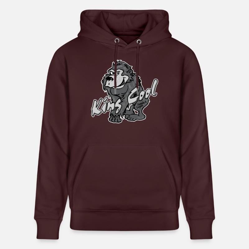 Gorilla King Cool - Sweat à capuche bio CRUISER Stanley/Stella Unisexe - maroon