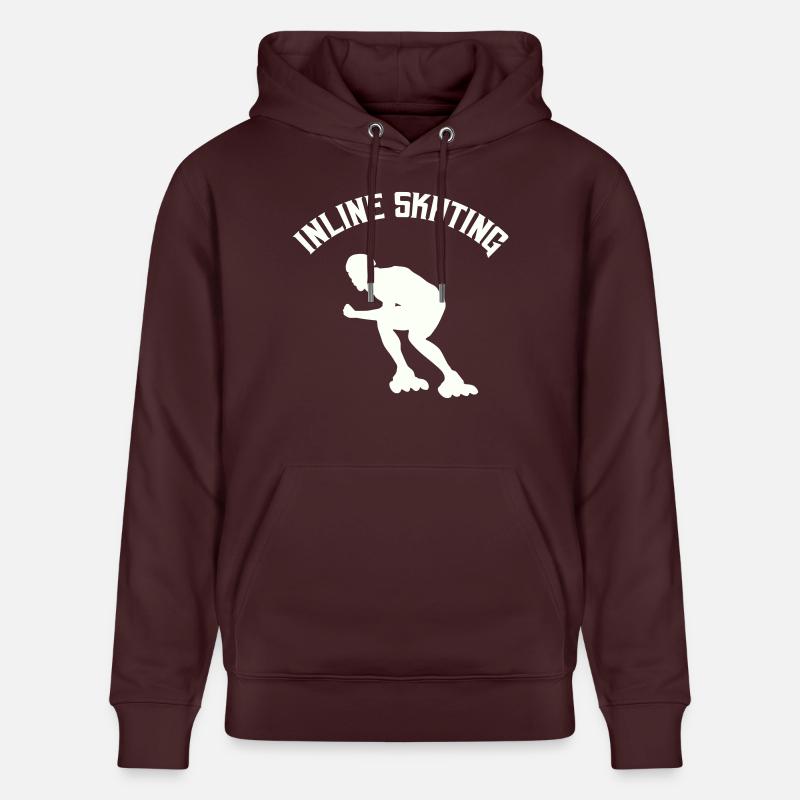 Roller - Sweat à capuche bio CRUISER Stanley/Stella Unisexe - maroon