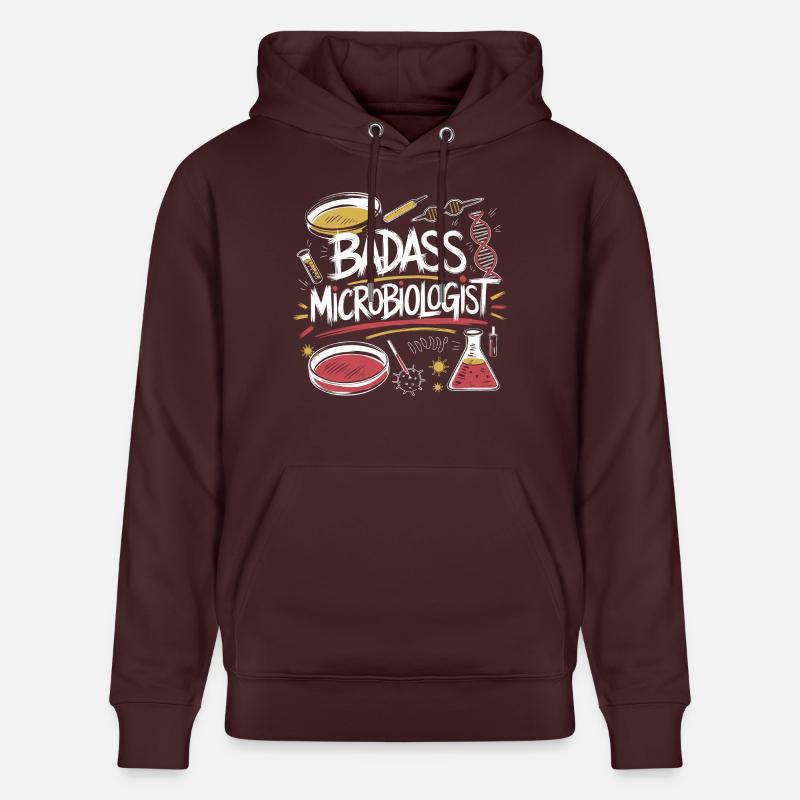 La science avec passion - Sweat à capuche bio CRUISER Stanley/Stella Unisexe - maroon
