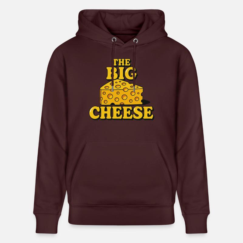 Le Big Cheese - Sweat à capuche bio CRUISER Stanley/Stella Unisexe - maroon