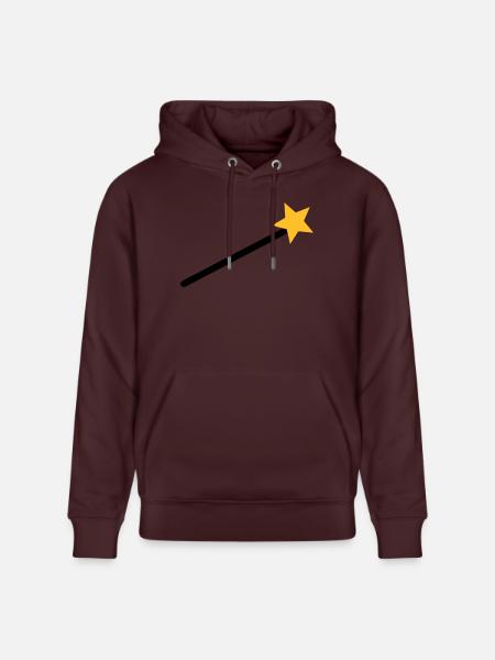 Magicien - Sweat à capuche bio CRUISER Stanley/Stella Unisexe - maroon