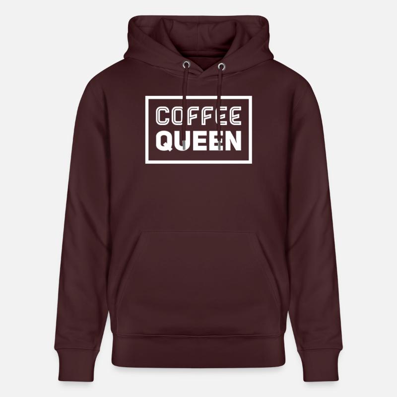 Dicton de café - Sweat à capuche bio CRUISER Stanley/Stella Unisexe - maroon