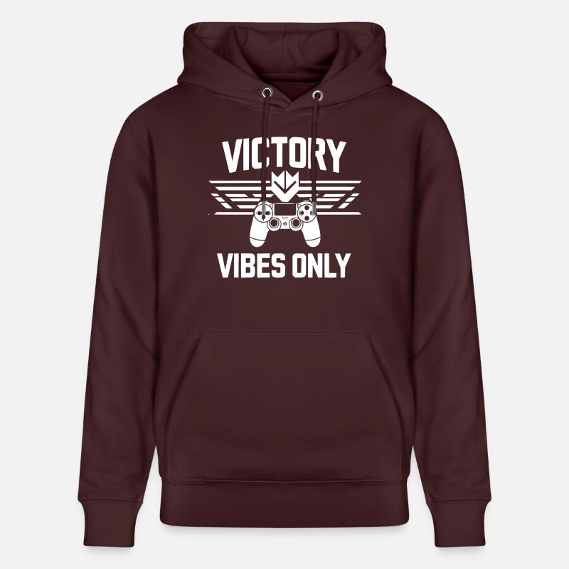 Vibrations de victoire uniquement - Sweat à capuche bio CRUISER Stanley/Stella Unisexe - maroon