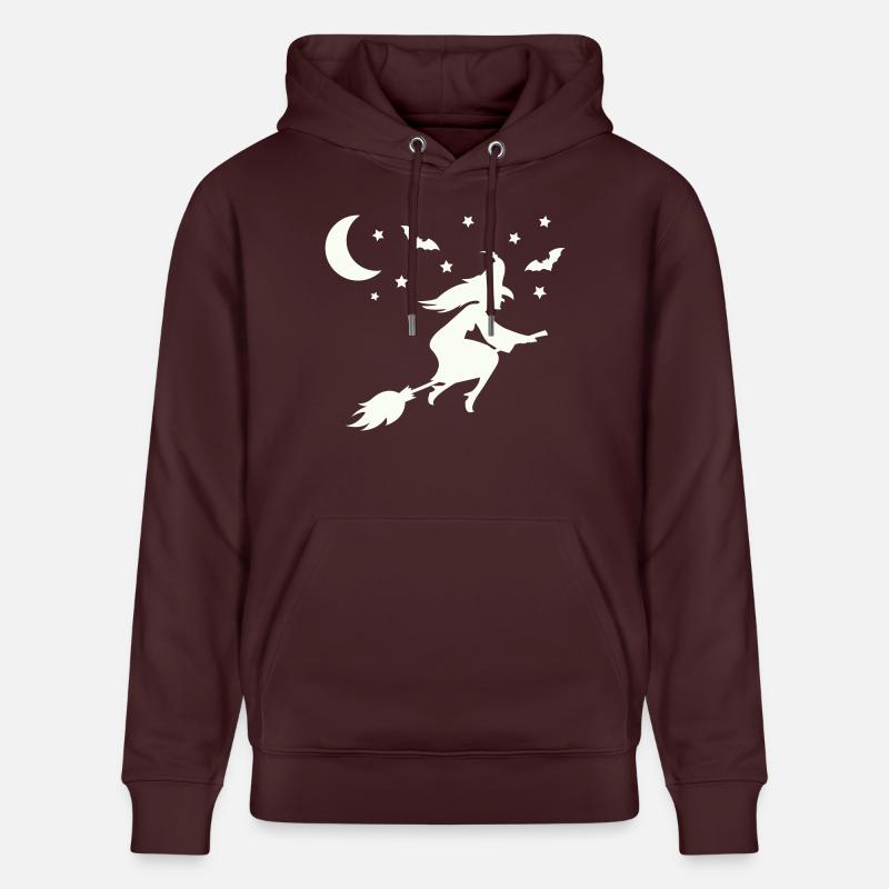 Sorcière - Sweat à capuche bio CRUISER Stanley/Stella Unisexe - maroon