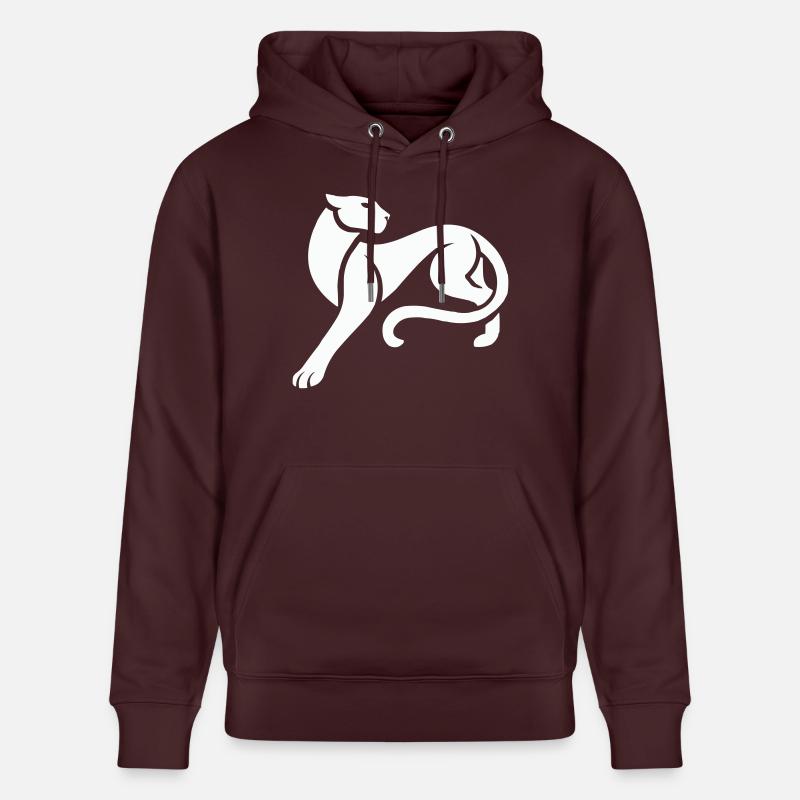 panthère - Sweat à capuche bio CRUISER Stanley/Stella Unisexe - maroon