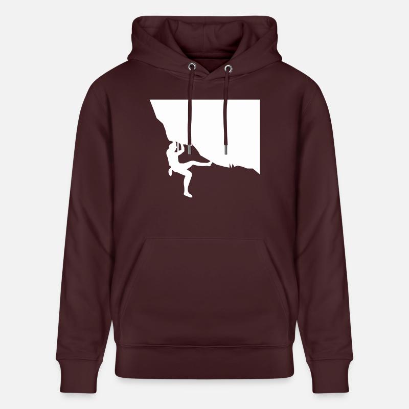 escalade - Sweat à capuche bio CRUISER Stanley/Stella Unisexe - maroon