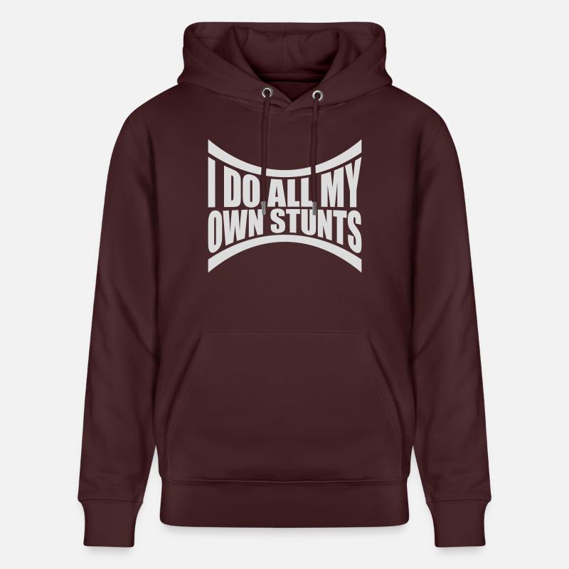 Toutes mes propres cascades - Sweat à capuche bio CRUISER Stanley/Stella Unisexe - maroon