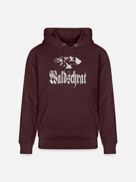 Waldschrat - Stanley/Stella CRUISER Unisex Organic Hoodie - maroon