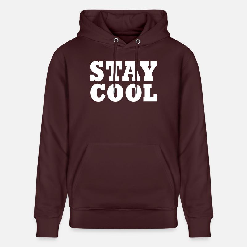 Stay cool - Sweat à capuche bio CRUISER Stanley/Stella Unisexe - maroon