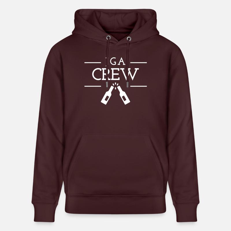 Équipe d’enterrement de vie de garçon - Sweat à capuche bio CRUISER Stanley/Stella Unisexe - maroon