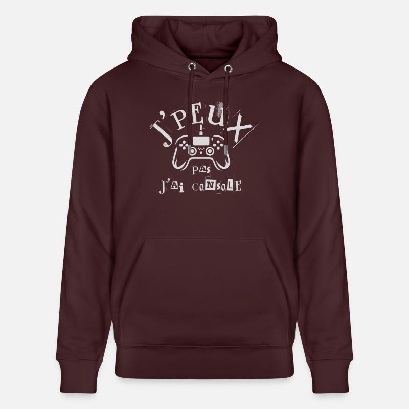 J'peux pas j'ai console - Sweat à capuche bio CRUISER Stanley/Stella Unisexe - maroon