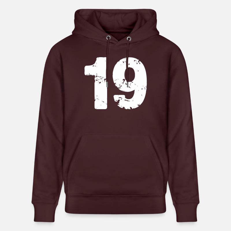 19 - Sweat à capuche bio CRUISER Stanley/Stella Unisexe - maroon