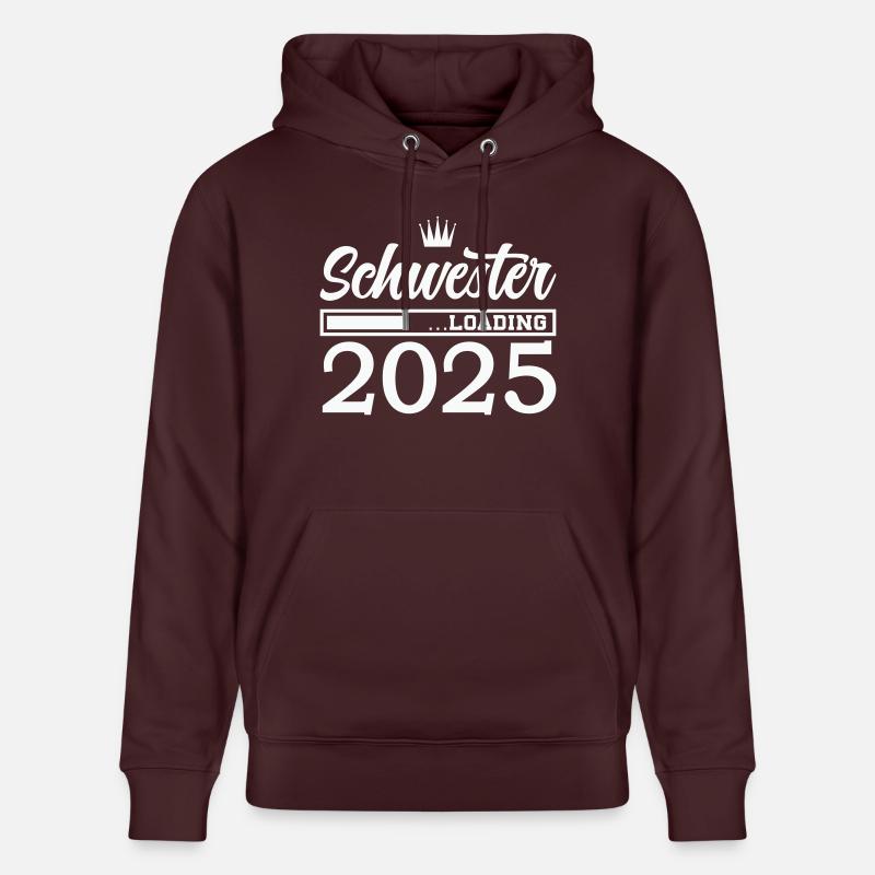 Schwester 2025 Loading - Stanley/Stella Unisex Bio-Hoodie CRUISER  - Maroon