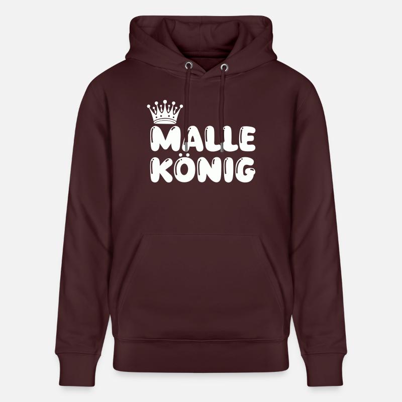 Malle König - Sweat à capuche bio CRUISER Stanley/Stella Unisexe - maroon