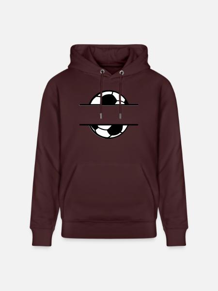 Fußball Soccer - Stanley/Stella Unisex Bio-Hoodie CRUISER - Maroon