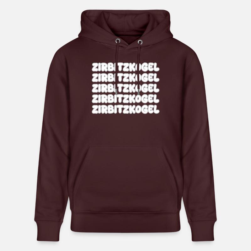 Zirbitzkogel - Sweat à capuche bio CRUISER Stanley/Stella Unisexe - maroon
