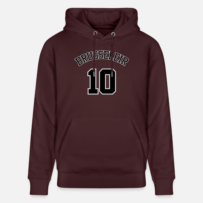 brusseleir 10 - Sweat à capuche bio CRUISER Stanley/Stella Unisexe - maroon