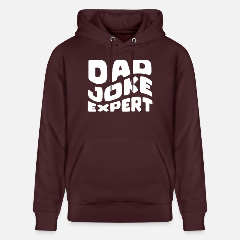 EXPERT EN BLAGUES DE PAPA - Sweat à capuche bio CRUISER Stanley/Stella Unisexe - maroon