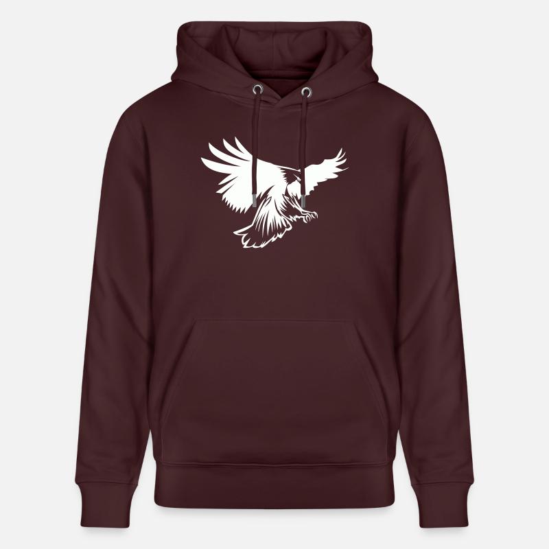 Aigle - Sweat à capuche bio CRUISER Stanley/Stella Unisexe - maroon