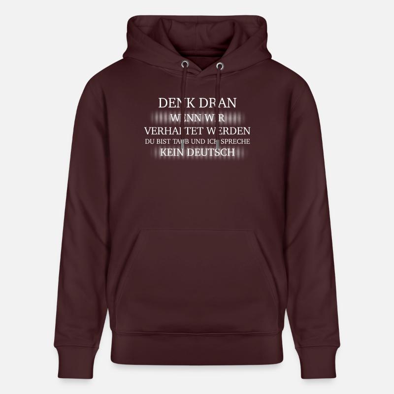 Arrêté White - Sweat à capuche bio CRUISER Stanley/Stella Unisexe - maroon