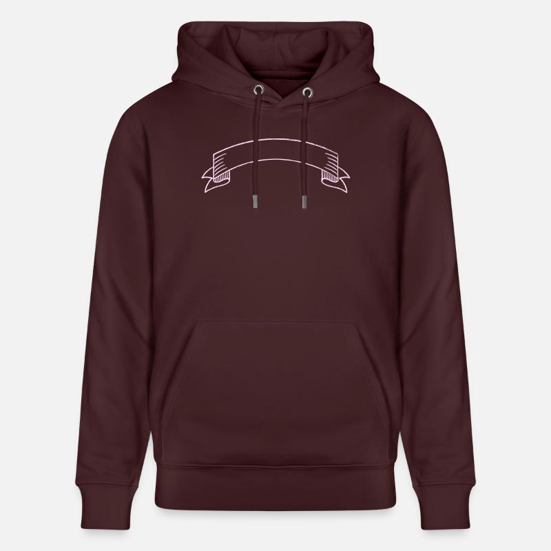 Pinker Banner - Sweat à capuche bio CRUISER Stanley/Stella Unisexe - maroon