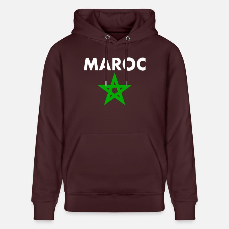 Marokko - Stanley/Stella Unisex Bio-Hoodie CRUISER  - Maroon