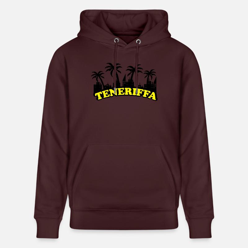 teneriffa - Sweat à capuche bio CRUISER Stanley/Stella Unisexe - maroon