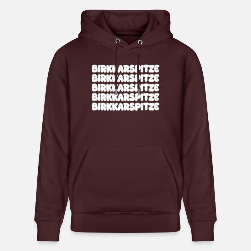 Birkkarspitze comme escalade - Sweat à capuche bio CRUISER Stanley/Stella Unisexe - maroon