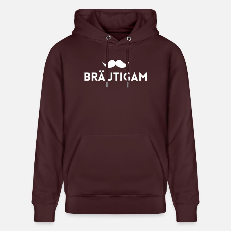 Bräutigam - Stanley/Stella Unisex Bio-Hoodie CRUISER  - Maroon